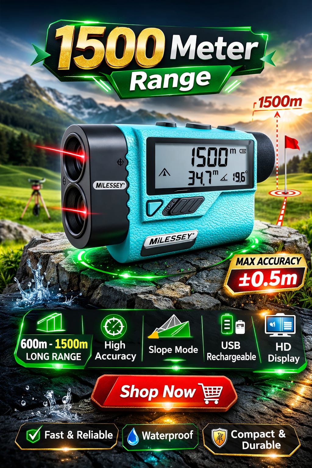 Mileseey PF3S 1500m Price in Bangladesh  2026 – Original Distance Meter